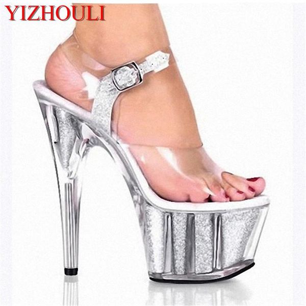 women's shoe club dance shoes, 15 cm high heel sandals, crystal shoes transparent wedding party sandals, Black
women's shoe club dance shoes, 15 cm high heel sandals, crystal shoes transparent wedding party sandals, Black