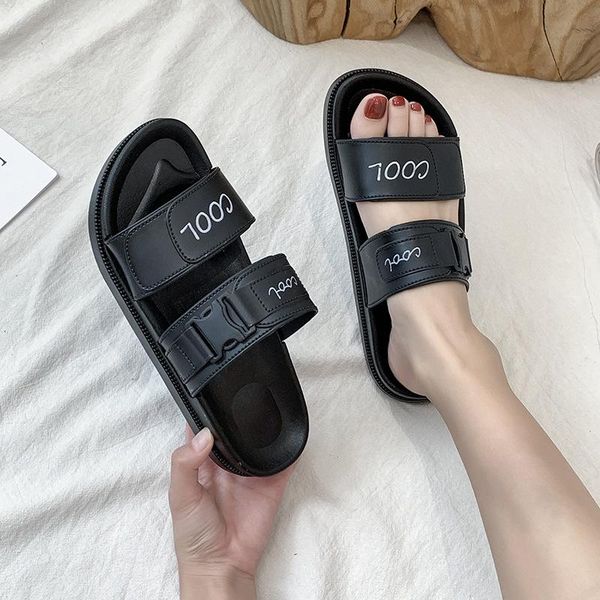 slippers 2021 summer flip ladies two strap rubber women's outer wear fashion flat women sandals and, Black
slippers 2021 summer flip ladies two strap rubber women's outer wear fashion flat women sandals and, Black