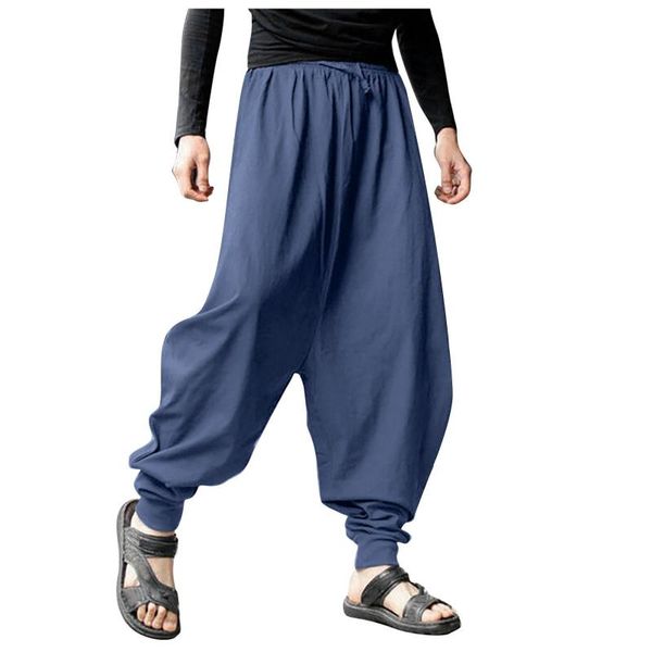 men's pants summer men casual harem pant trousers solid color elastic baggy loose plus size breathable straight ll4, Black
men's pants summer men casual harem pant trousers solid color elastic baggy loose plus size breathable straight ll4, Black