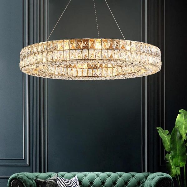 pendant lamps luxury american k9 crystal lights adjustable circle led hanging lamp lustre rh e14 gold silver suspend fixture
pendant lamps luxury american k9 crystal lights adjustable circle led hanging lamp lustre rh e14 gold silver suspend fixture