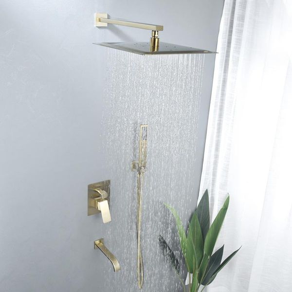 bathroom shower sets brushed gold rainfall faucet set wall mounted stainless steel mixer tap concealed install bathtub taps
bathroom shower sets brushed gold rainfall faucet set wall mounted stainless steel mixer tap concealed install bathtub taps