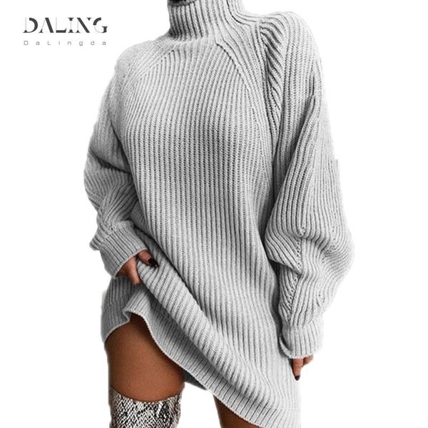 high collar long sleeve sweater dress women's autumn and winter loose tunic knitted casual versatile solid color 2021 dresses, Black;gray
high collar long sleeve sweater dress women's autumn and winter loose tunic knitted casual versatile solid color 2021 dresses, Black;gray