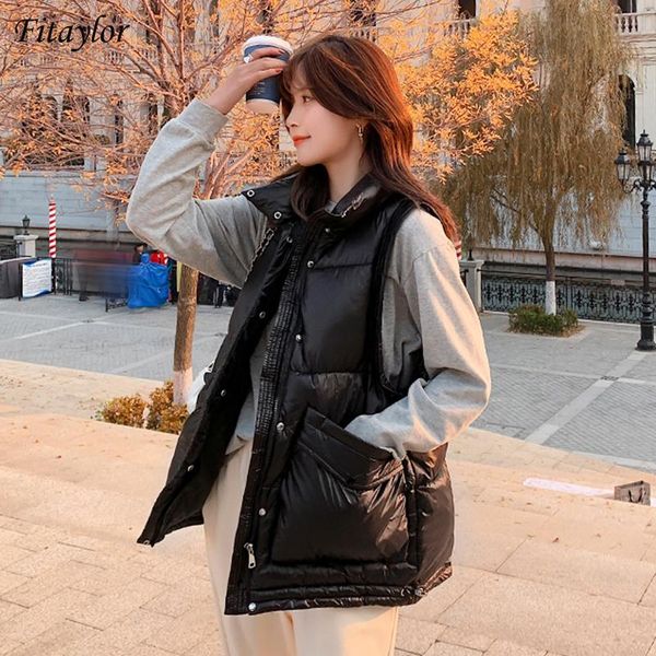 women's vests fitaylor winter women ultra light 90% white duck down vest casual female solid color loose pocket stand collar warm outwe, Black;white
women's vests fitaylor winter women ultra light 90% white duck down vest casual female solid color loose pocket stand collar warm outwe, Black;white
