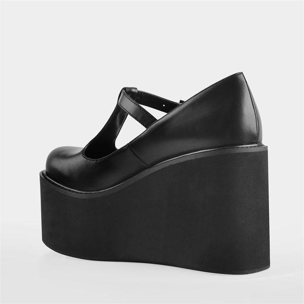 dress shoes onlymaker plataforma de salto alto feminino oco do do pé redondo preto fosco cunhas bombas fivela cinta sapatos moda obv3, Black
dress shoes onlymaker plataforma de salto alto feminino oco do do pé redondo preto fosco cunhas bombas fivela cinta sapatos moda obv3, Black