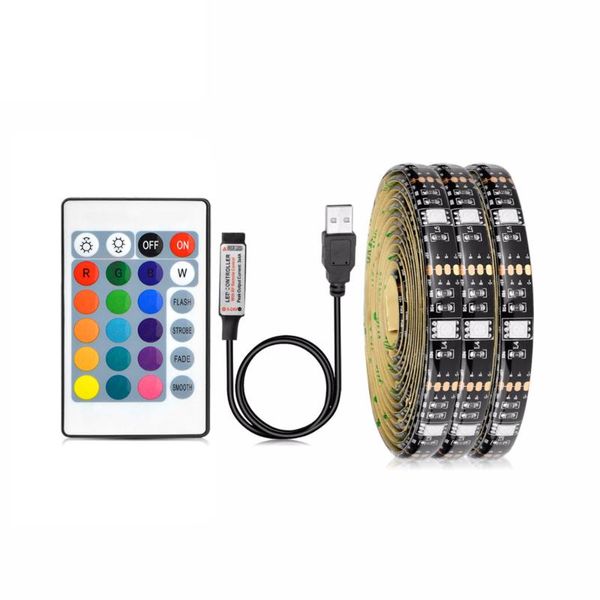 strips led strip light with 24 keys remoter usb port tv background bias blacklight rgb tape ribbon desk decor lightings
strips led strip light with 24 keys remoter usb port tv background bias blacklight rgb tape ribbon desk decor lightings
