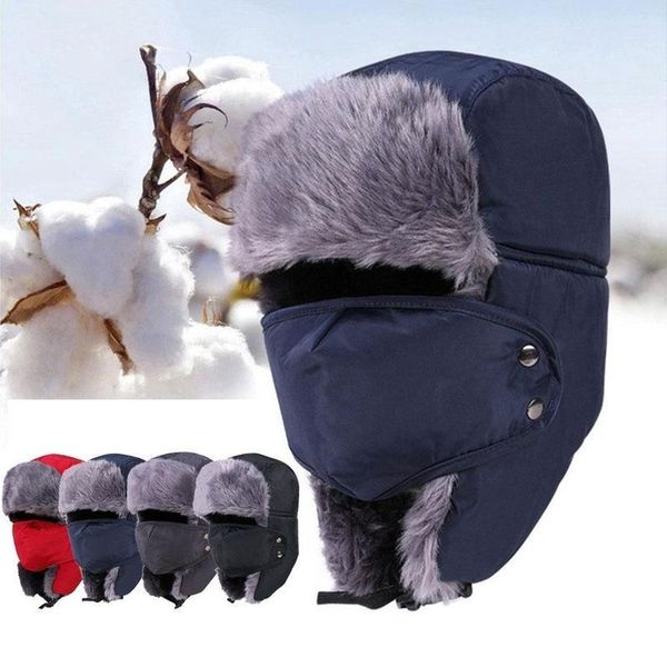 1pc earflap fur hats bike snow cap windproof thick cotton warm winter face mask men's hat outdoor cycling caps & masks, Black
1pc earflap fur hats bike snow cap windproof thick cotton warm winter face mask men's hat outdoor cycling caps & masks, Black