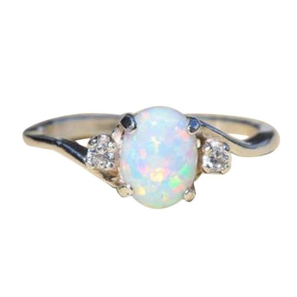wedding rings exquisite women's sterling silver ring oval cut fire opal band gift gold color knuckle vintage joint for women, Slivery;golden
wedding rings exquisite women's sterling silver ring oval cut fire opal band gift gold color knuckle vintage joint for women, Slivery;golden