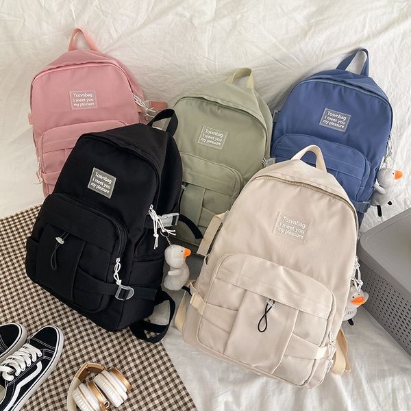 backpack female school backpacks, casual shoulder bag for students, with simple style and fashion rown
backpack female school backpacks, casual shoulder bag for students, with simple style and fashion rown