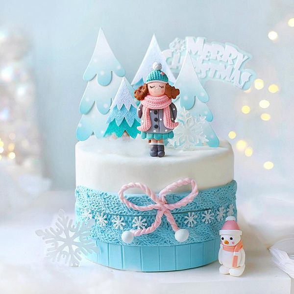 other festive & party supplies merry christmas white blue snowflake hoodie girl with scarf cake er for xmas baking decoration dessert
other festive & party supplies merry christmas white blue snowflake hoodie girl with scarf cake er for xmas baking decoration dessert
