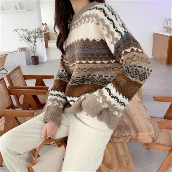 women's sweaters liva girl women sweater o neck long sleeve fashion cotton diamond jacquard pullover, White;black
women's sweaters liva girl women sweater o neck long sleeve fashion cotton diamond jacquard pullover, White;black