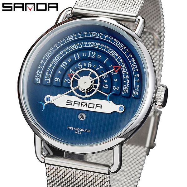 wristwatches creative dial watch men watches fashion steel mesh band auto date waterproof male wristwatch men's clock luxury mens reloj, Slivery;brown
wristwatches creative dial watch men watches fashion steel mesh band auto date waterproof male wristwatch men's clock luxury mens reloj, Slivery;brown