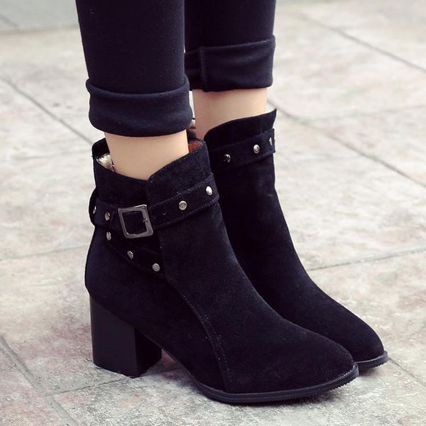 boots oversized 11-16 women shoes ankle for ladies woman winter rivet pure color, Black
boots oversized 11-16 women shoes ankle for ladies woman winter rivet pure color, Black