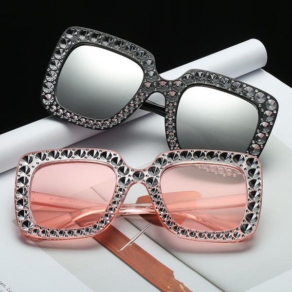 sunglasses fashion square women brand designer vintage oversized sun glasses female goggle oculos feminino uv400, White;black
sunglasses fashion square women brand designer vintage oversized sun glasses female goggle oculos feminino uv400, White;black