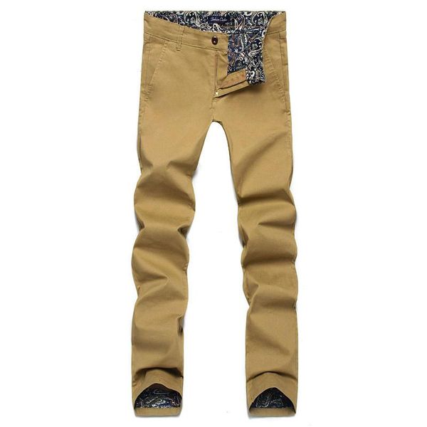 men's pants slim fit business design cotton army 28-46, Black
