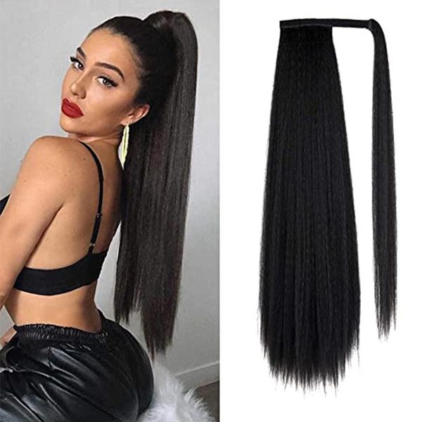 synthetic wigs black long clip in drawstring ponytail wrap around yaki straight pony tail hair 28 inches hairpiece
synthetic wigs black long clip in drawstring ponytail wrap around yaki straight pony tail hair 28 inches hairpiece
