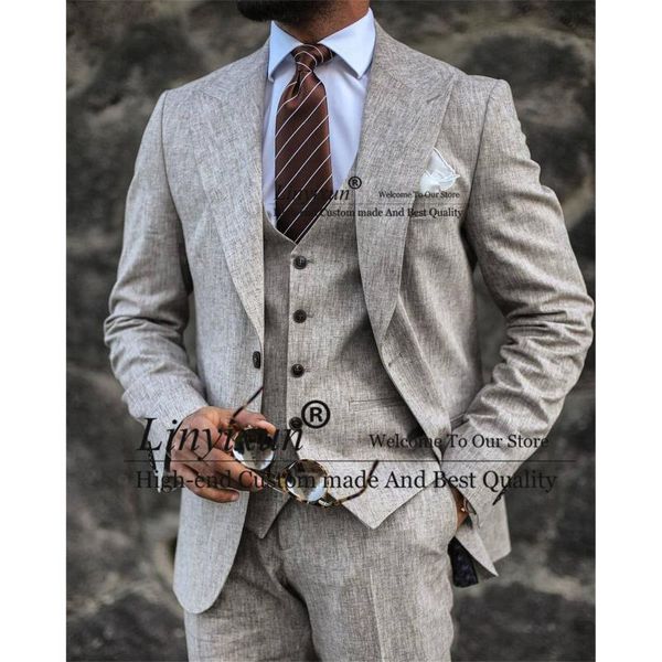 men's suits & blazers casual grey men slim fit groom wedding blazer 3 piece formal business traje hombre male jacket pant vest set cost, White;black
men's suits & blazers casual grey men slim fit groom wedding blazer 3 piece formal business traje hombre male jacket pant vest set cost, White;black