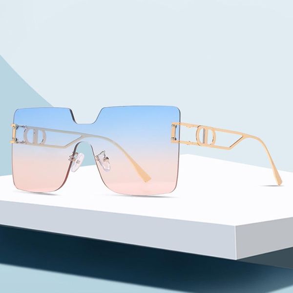 outdoor eyewear fashion big box men's and women's sunglasses trend one piece frameless sunshade mirror
outdoor eyewear fashion big box men's and women's sunglasses trend one piece frameless sunshade mirror