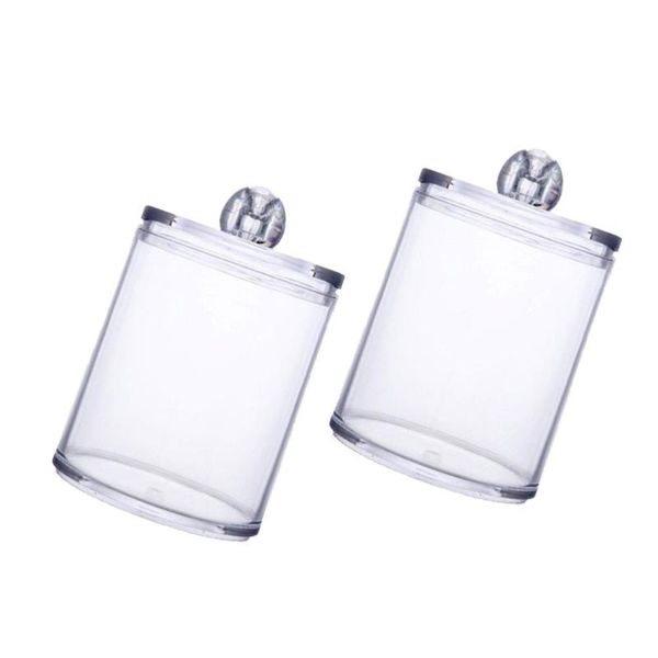 2pcs cotton swab storage case makeup box transparent round bottles & jars
2pcs cotton swab storage case makeup box transparent round bottles & jars