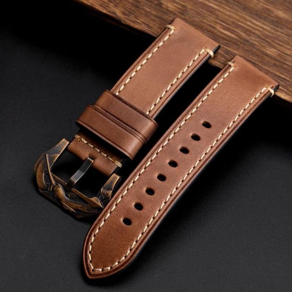 watch bands handmade bronze strap brown/black. men's leather soft bracelet, suitable for pam111 441 first layer cowhide watchband, Black;brown
watch bands handmade bronze strap brown/black. men's leather soft bracelet, suitable for pam111 441 first layer cowhide watchband, Black;brown