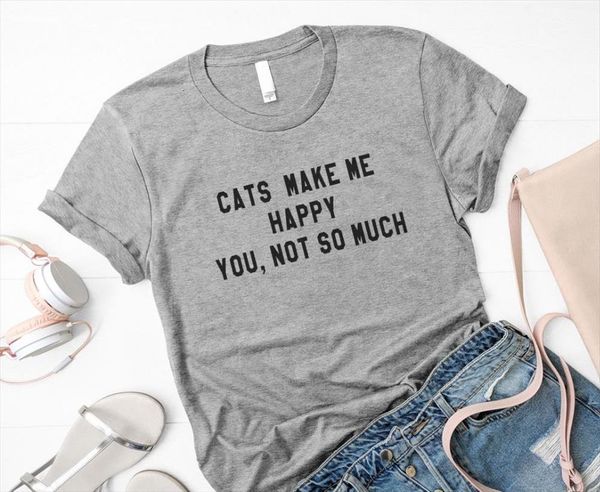 cats make me happy mens letters men cotton casual funny for lady yong girl tee drop ship, White;black
cats make me happy mens letters men cotton casual funny for lady yong girl tee drop ship, White;black