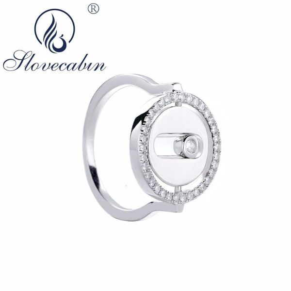 cluster rings slovecabin 925 sterling silver romantic zircon lucky move ring for women christmas gift arrival evil eye spin bague jewelry, Golden;silver
cluster rings slovecabin 925 sterling silver romantic zircon lucky move ring for women christmas gift arrival evil eye spin bague jewelry, Golden;silver