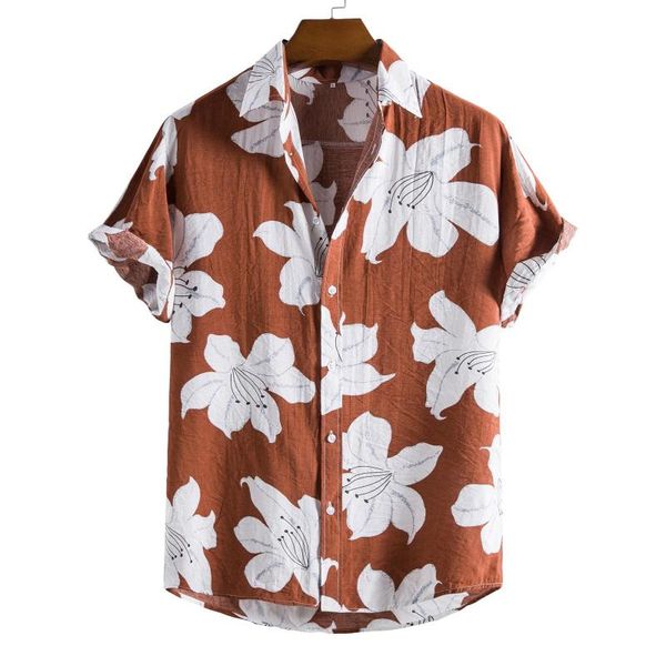 men's casual shirts summer men hawaiian printed shirt lapel chic button fashion short sleeve shirtstreetwear beach camisas hombre, White;black
men's casual shirts summer men hawaiian printed shirt lapel chic button fashion short sleeve shirtstreetwear beach camisas hombre, White;black