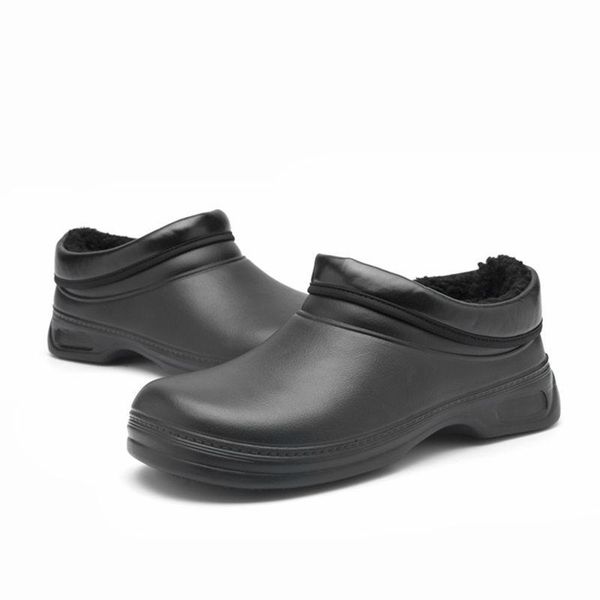 boots big size men's fashion warm fur winter chef shoes non-slip el kitchen worker half shoe slip on cook loafers sapatos de hombre, Black
boots big size men's fashion warm fur winter chef shoes non-slip el kitchen worker half shoe slip on cook loafers sapatos de hombre, Black