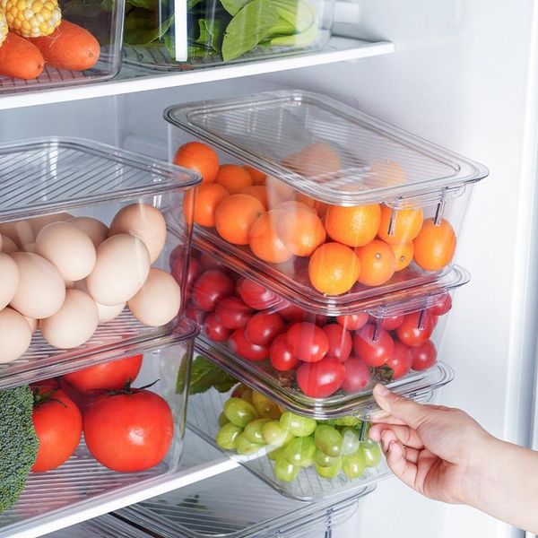 dinnerware sets transparent visible refrigerator crisper classification storage box sealed jar for fruit and vegetable preservation
dinnerware sets transparent visible refrigerator crisper classification storage box sealed jar for fruit and vegetable preservation