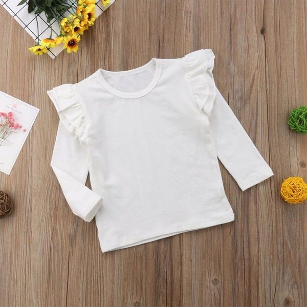 us stock toddler kids baby girls clothing long sleeve lace casual solid t shirt tee blouse clothes, Blue
us stock toddler kids baby girls clothing long sleeve lace casual solid t shirt tee blouse clothes, Blue