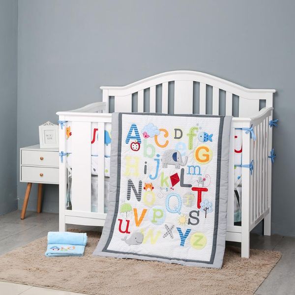 baby bedding set early education letter animal crib bumper 8pcs cute quilt blanket breathable cotton cot organizer sets
baby bedding set early education letter animal crib bumper 8pcs cute quilt blanket breathable cotton cot organizer sets