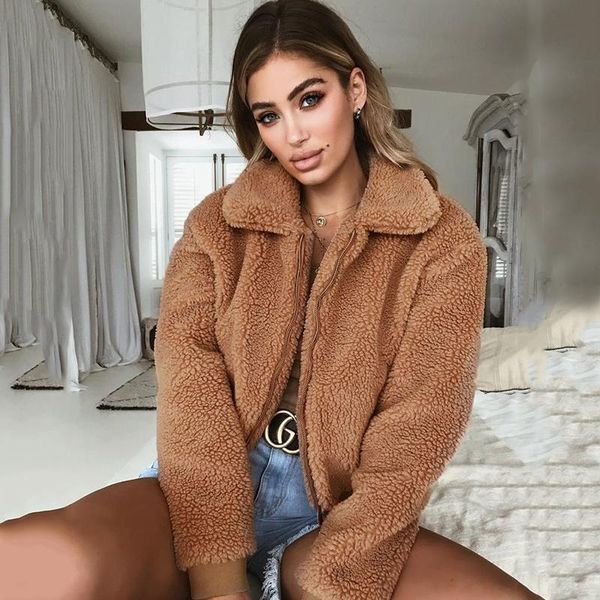 women's jackets fleece short women coat warm autumn cotton casual veste femme zip pocket jacket fashion outerwear adr137, Black;brown
women's jackets fleece short women coat warm autumn cotton casual veste femme zip pocket jacket fashion outerwear adr137, Black;brown