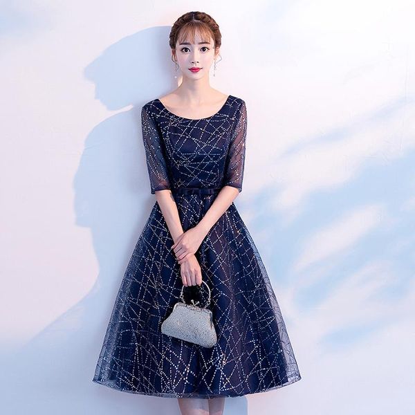 party dresses o-neck a line short evening 2021 stylish half sleeve blue banquet prom dress gowns vestido de festa, White;black
party dresses o-neck a line short evening 2021 stylish half sleeve blue banquet prom dress gowns vestido de festa, White;black