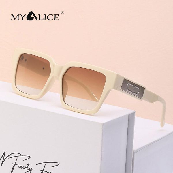 sunglasses myalice women retro rectangle fashion metal decorate glasses legs gafas outdoor tourism feminino uv400, White;black
sunglasses myalice women retro rectangle fashion metal decorate glasses legs gafas outdoor tourism feminino uv400, White;black