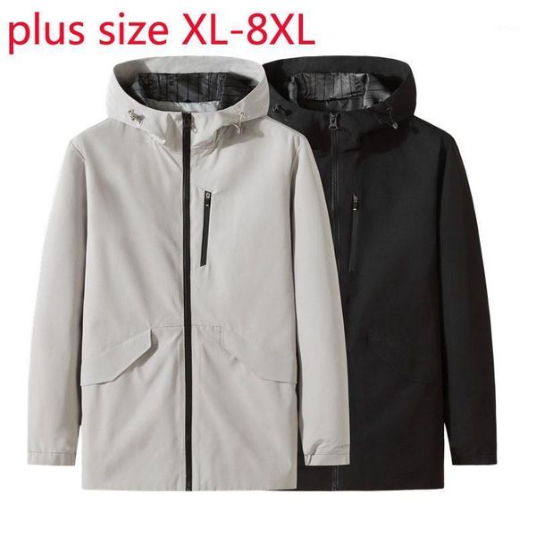 men's jackets arrival fashion men spring and autumn long hooded windbreaker thin coat casual plus size xl 2xl3xl4xl5xl 6xl 7xl 8xl, Black;brown
men's jackets arrival fashion men spring and autumn long hooded windbreaker thin coat casual plus size xl 2xl3xl4xl5xl 6xl 7xl 8xl, Black;brown