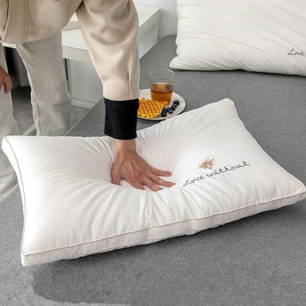 pillow pillows for bedroom 3d down bed sleeping soft neck protector 100% cotton cover with natural filling king queen size
pillow pillows for bedroom 3d down bed sleeping soft neck protector 100% cotton cover with natural filling king queen size
