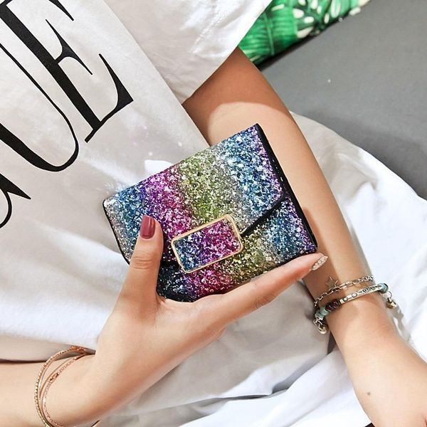 wallets designer womens glitter sequins bags ladies leather card holder clutch mini purses handbags short wallet for female #15, Red;black
wallets designer womens glitter sequins bags ladies leather card holder clutch mini purses handbags short wallet for female #15, Red;black