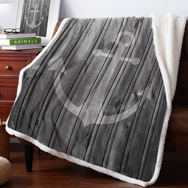 Fleece Throw Blanket- Gray Wooden Board Anchor Fuzzy Soft Flannel Blanket Reversible Ultra Luxurious Plush Blanket for Bed Couch
Fleece Throw Blanket- Gray Wooden Board Anchor Fuzzy Soft Flannel Blanket Reversible Ultra Luxurious Plush Blanket for Bed Couch
