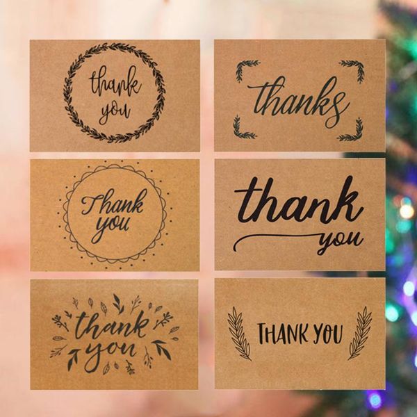36pcs retro kraft paper thank you cards greeting with envelopes for festival graduation
36pcs retro kraft paper thank you cards greeting with envelopes for festival graduation