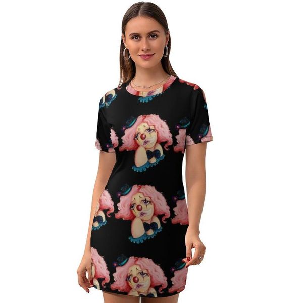 casual dresses clown dress short sleeve elastic polyester bodycon girl pattern social curvy one-piece, Black;gray
casual dresses clown dress short sleeve elastic polyester bodycon girl pattern social curvy one-piece, Black;gray