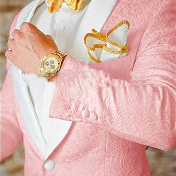 men's suits & blazers 2021 custom made jacquard groomsmen pink groom tuxedos white shawl lapel men wedding prom party man blazer p, White;black
men's suits & blazers 2021 custom made jacquard groomsmen pink groom tuxedos white shawl lapel men wedding prom party man blazer p, White;black