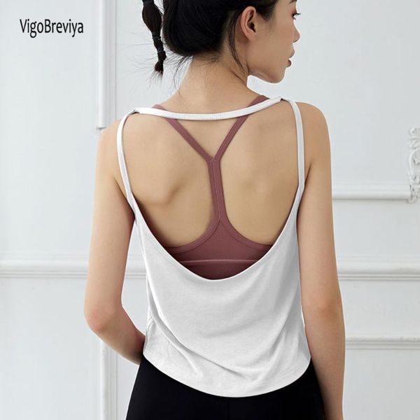 vigobreviya loose backless yoga women 2021 sleeveless fitness sports t-shirts gym running workout shirt clothing outfits, White;red
vigobreviya loose backless yoga women 2021 sleeveless fitness sports t-shirts gym running workout shirt clothing outfits, White;red