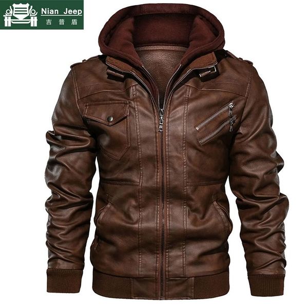 men's fur & faux autumn winter motorcycle leather jacket men windbreaker hooded pu jackets male outwear warm eu size s-3xl, Black
men's fur & faux autumn winter motorcycle leather jacket men windbreaker hooded pu jackets male outwear warm eu size s-3xl, Black