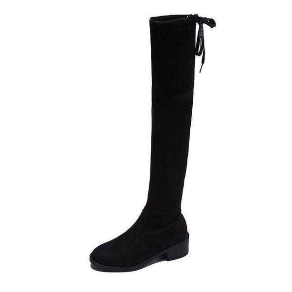 boots warm over the knee high women winter socks long shoes botas mujer fashion square mid heels lace up female footwear, Black
boots warm over the knee high women winter socks long shoes botas mujer fashion square mid heels lace up female footwear, Black