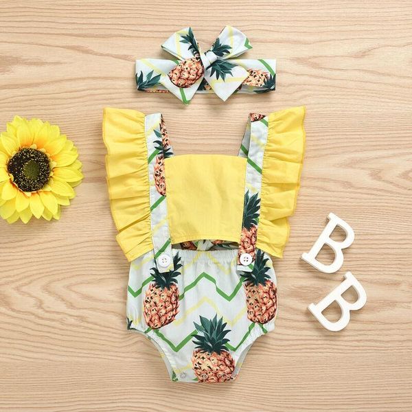 rompers 2021 summer toddler infant baby girls bodysuit ruffle sleeveless yellow pineapple backless clothes headwear clothing outfit, Blue
rompers 2021 summer toddler infant baby girls bodysuit ruffle sleeveless yellow pineapple backless clothes headwear clothing outfit, Blue