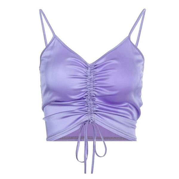 women's tanks & camis women spaghetti strap crop v-neck ruched tie front drawstring camisole shiny solid color backless sling vest, White
women's tanks & camis women spaghetti strap crop v-neck ruched tie front drawstring camisole shiny solid color backless sling vest, White