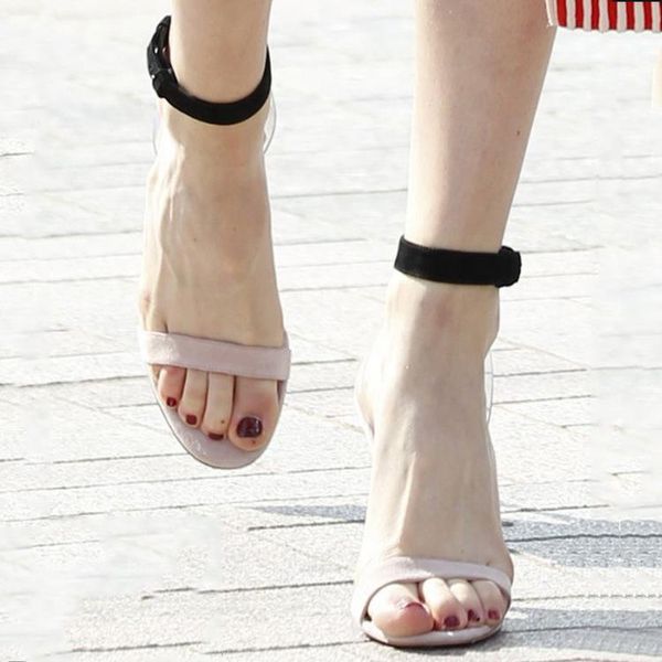 dress shoes fashion leisure women thin heels sandals ankle strap super high front rear summer sewing buckle, Black
dress shoes fashion leisure women thin heels sandals ankle strap super high front rear summer sewing buckle, Black
