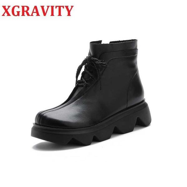 xgravity s168 original lady zipper design round toe boots fashion ethnic martin boots elegant cow leather shoes ladies shoes 210429, Black
xgravity s168 original lady zipper design round toe boots fashion ethnic martin boots elegant cow leather shoes ladies shoes 210429, Black