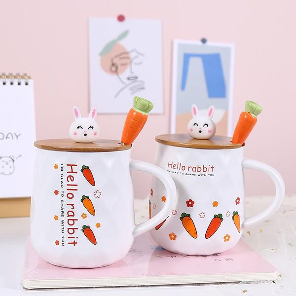 mugs coffee mug cup with lid creative carrot heat-resistant cartoon 400ml ceramic children office drinkware gifts
mugs coffee mug cup with lid creative carrot heat-resistant cartoon 400ml ceramic children office drinkware gifts