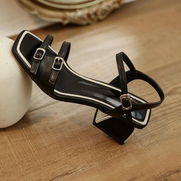 sandals brand woman pu leather ladies square heels open toe shoes for women summer casual black beach white
sandals brand woman pu leather ladies square heels open toe shoes for women summer casual black beach white