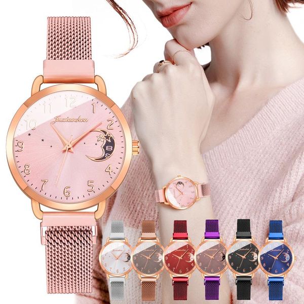 wristwatches women quartz watches women's vintage fashion watch clock stainless steel casual dress wrist crystal jewelry, Slivery;brown
wristwatches women quartz watches women's vintage fashion watch clock stainless steel casual dress wrist crystal jewelry, Slivery;brown